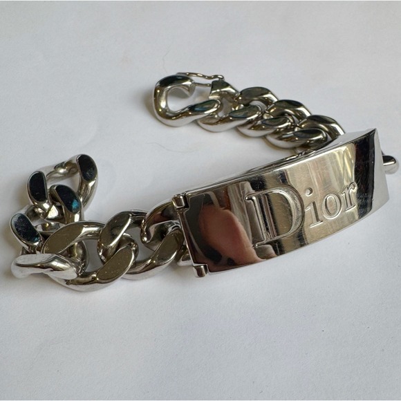 Dior Jewelry - Vintage Dior Silver ID Bracelet